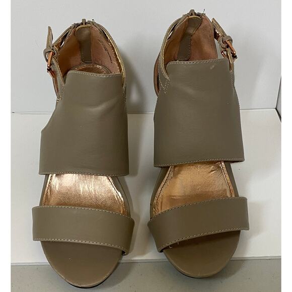 Lane Bryant Strap Wedge 3" Wedge Heel Sandals Sz 8W NEW - Picture 3 of 10